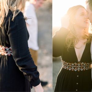 Urban Outfitters embroidered waist midi dress